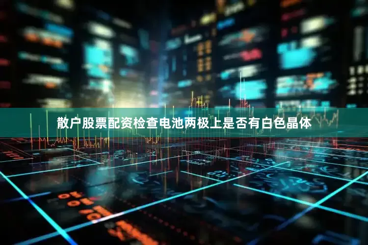 散户股票配资检查电池两极上是否有白色晶体